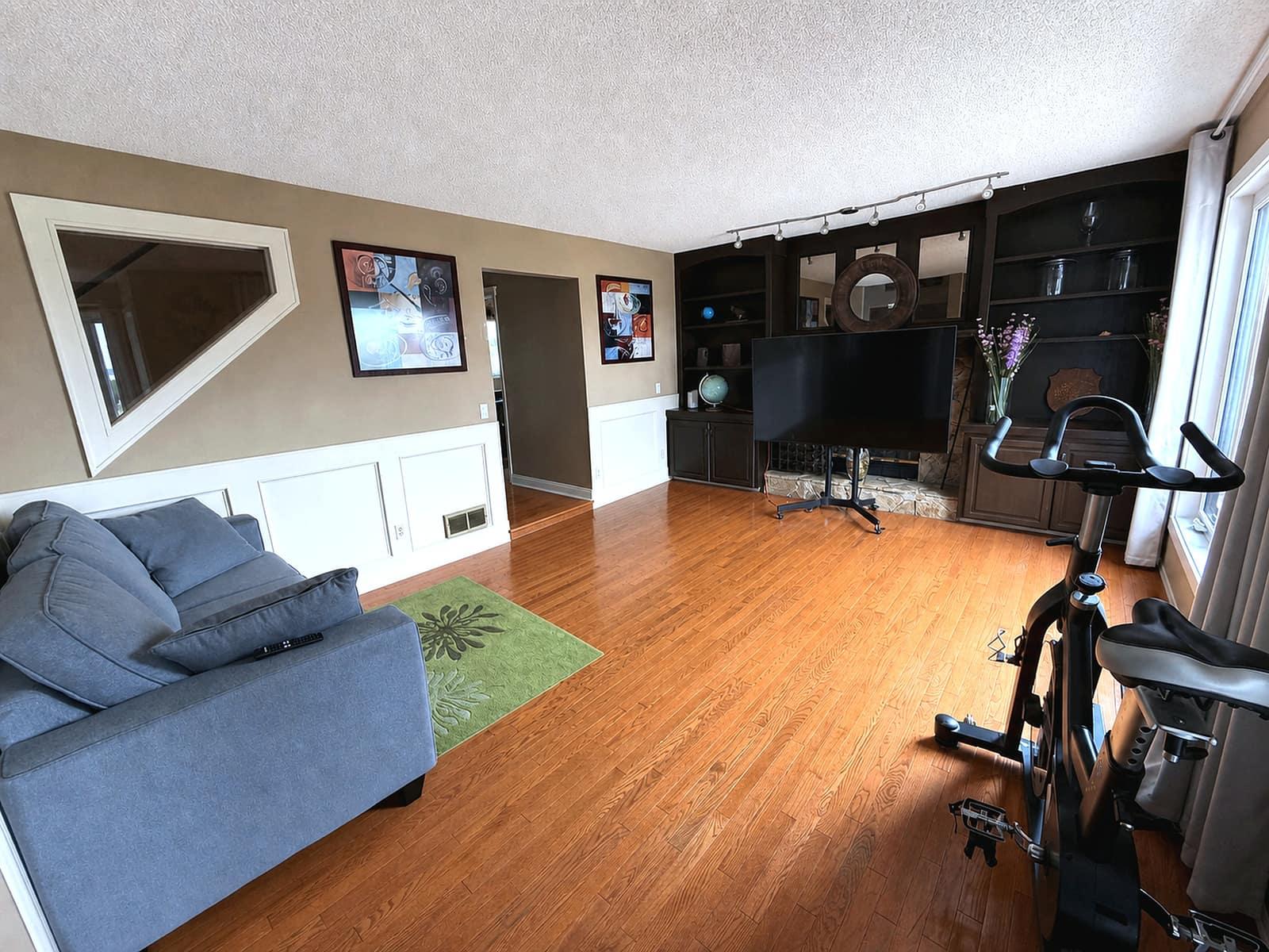 Bedroom workspace in the Sandstone four-bedroom home
